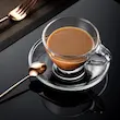 فنجان و نعلبکی یوجینگ مدل مکس گنجایش 230سی‌سی کد 24011 - (ست 12 پارچه)