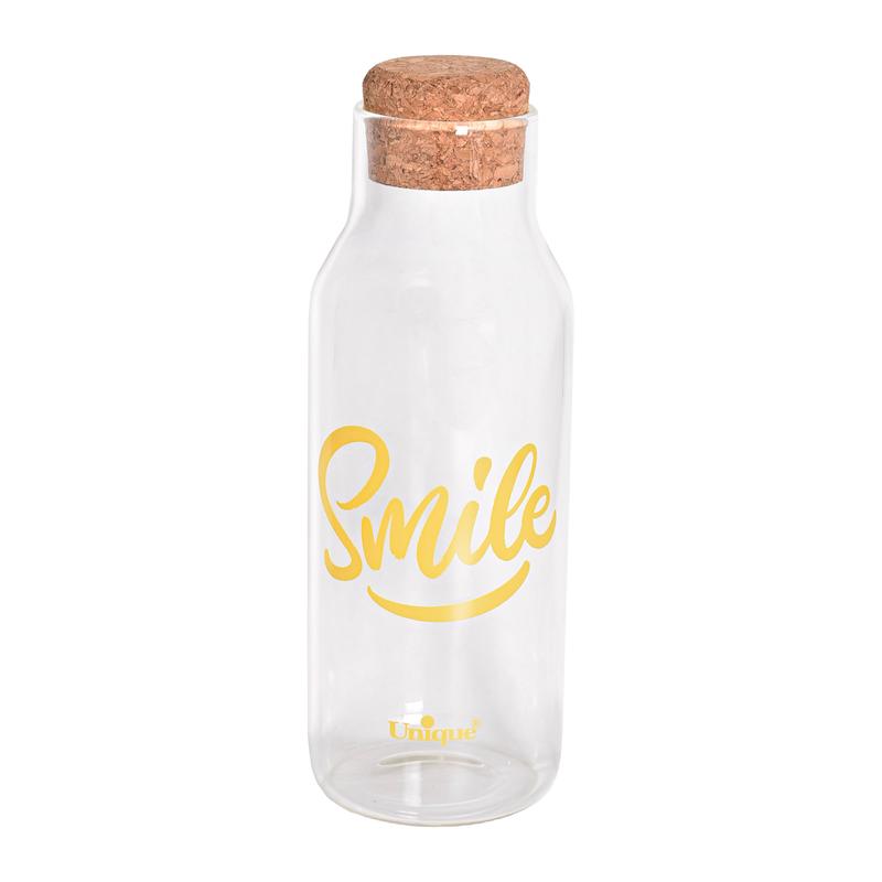 بطری آب یونیک طرح smile کد 3071 گنجایش 1.03 لیتر