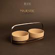 آجیل خوری بی وی کی طرح مجستیک کد 452402 مجموعه 2 عددی 