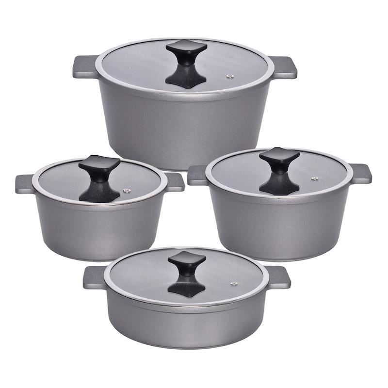 سرویس قابلمه و تابه گرانیت 8 پارچه ای.ام.دی مدل MODERN