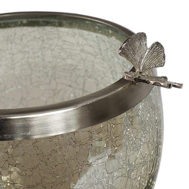 سطل خمره ای سالینو مدل پروانه نقره ای کد N-417