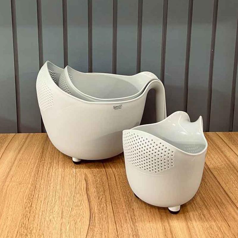 آبکش لیمون مدل دسته دار کد DH1330 مجموعه 3 عددی