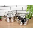 سرویس پخت و پز استیل 11 پارچه کرکماز مدل آسترون کد 2052