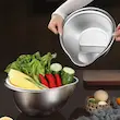 آبکش برنج‌شور تمام استیل یونیک کد 6630