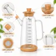 ظرف روغن پیرکس یونیک گنجایش 1000سی‌سی کد 2068
