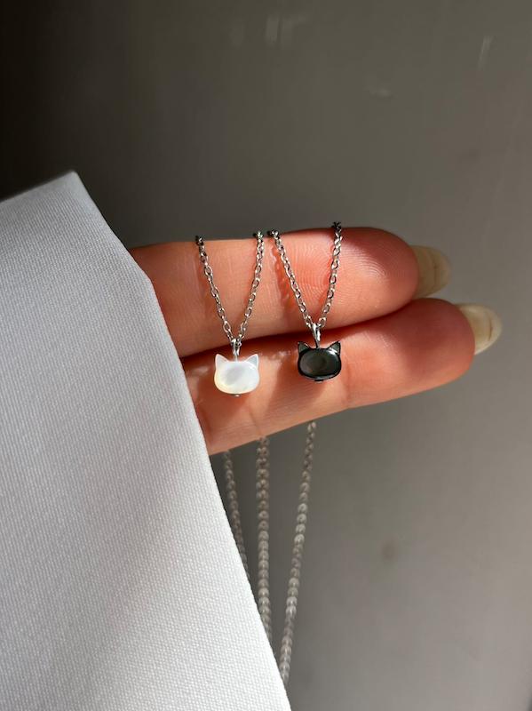 گردنبند گربه ملوس🐈‍⬛