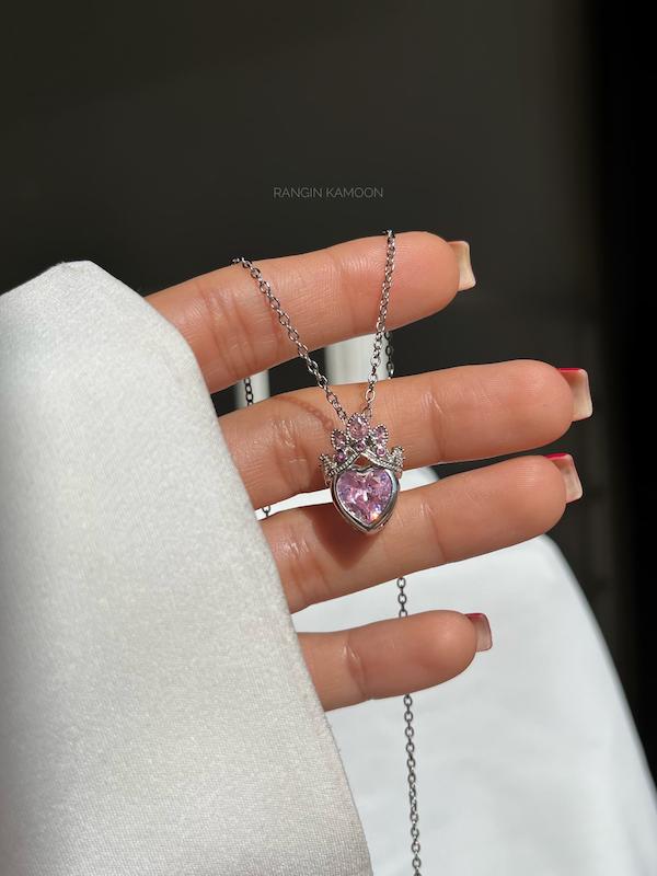 گردنبند قلب راپونزل💗