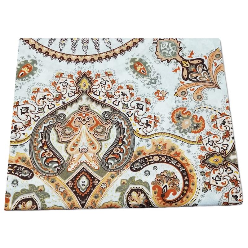 ملحفه طرح دایره کد 015 سایز 160x200 سانتی متر