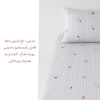 ملحفه تشک کشدار تمام نخ تترون ۲و۱نفره طرح گلگلی