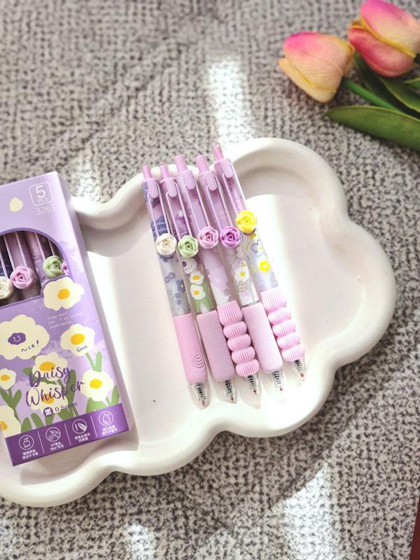 روان نویس گریپ دار موکا گل برجسته