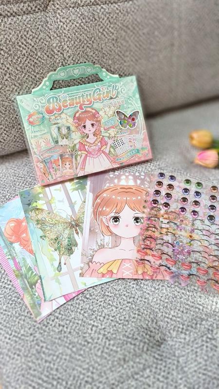 استیکر چیدمان صورت و ناخن کیفی