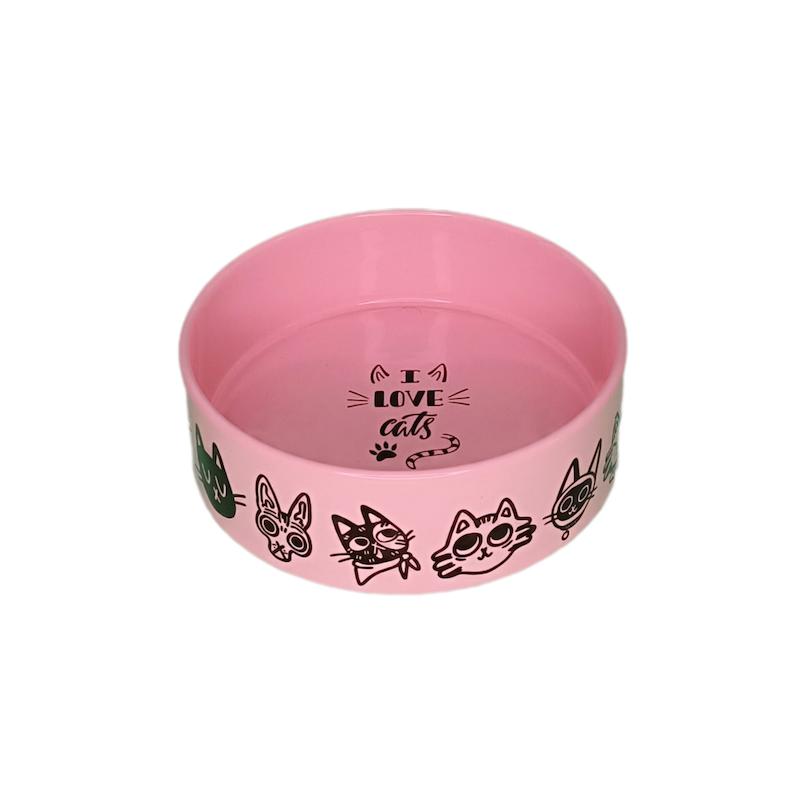  ظرف غذای سگ و گربه حنا پت – سایز مدیوم مدل Atlas سرامیکی