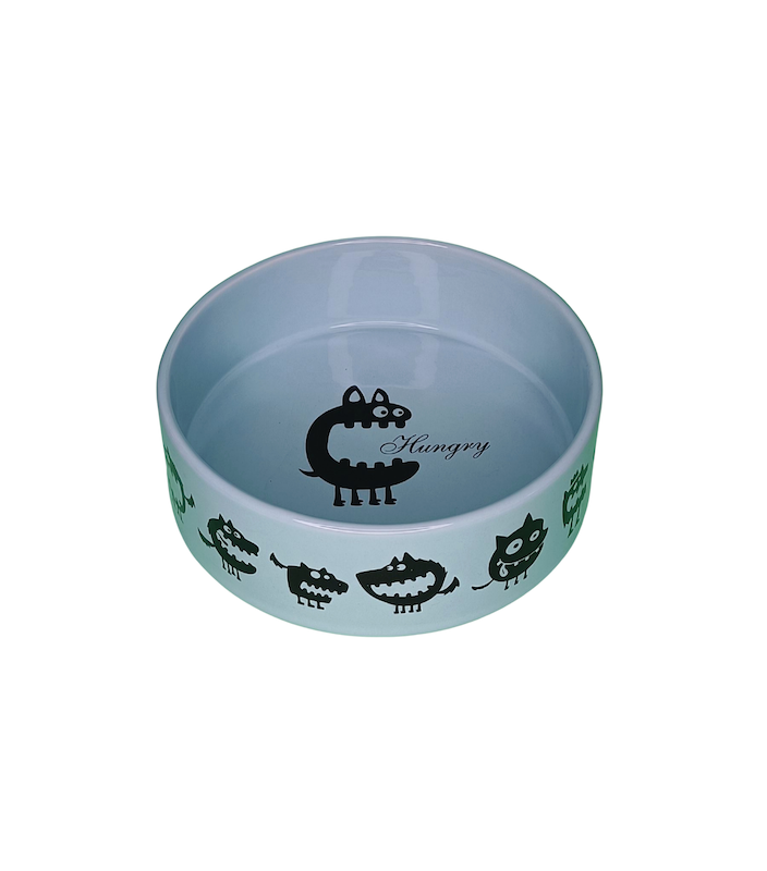  ظرف غذای سگ و گربه حنا پت – سایز مدیوم مدل Atlas سرامیکی