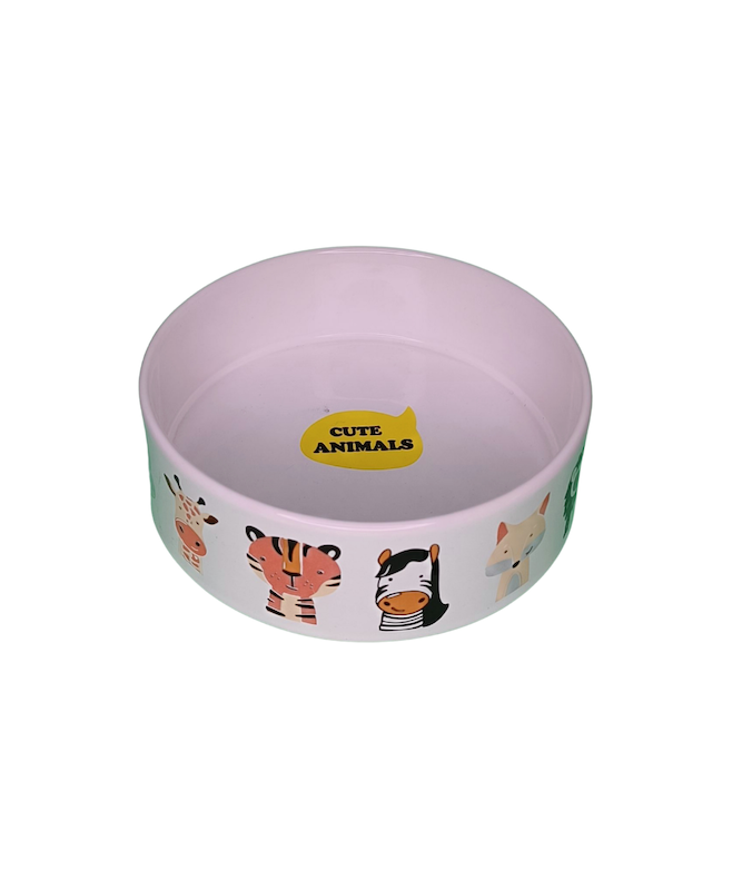  ظرف غذای سگ و گربه حنا پت – سایز مدیوم مدل Atlas سرامیکی