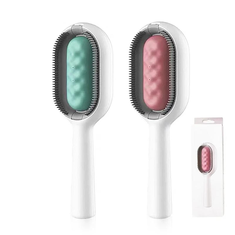 برس پرزگیر و ماساژور سگ و گربه پت گراویتی  Petgravity Self-Cleaning Grooming Brush for Cats & Dogs