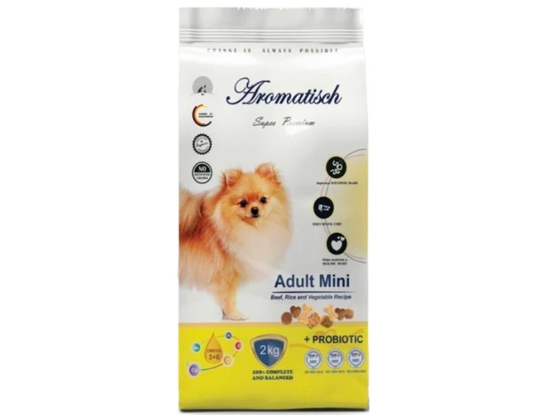 غذای سگ بالغ نژاد کوچک آروماتیش ۲ کیلویی – Aromatis Mini  Adult Dog Food