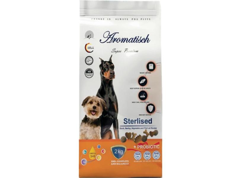 غذای خشک سگ عقیم شده آروماتیش ۲ کیلوگرمی – Aromatisch Sterilised Dog Food 2kg