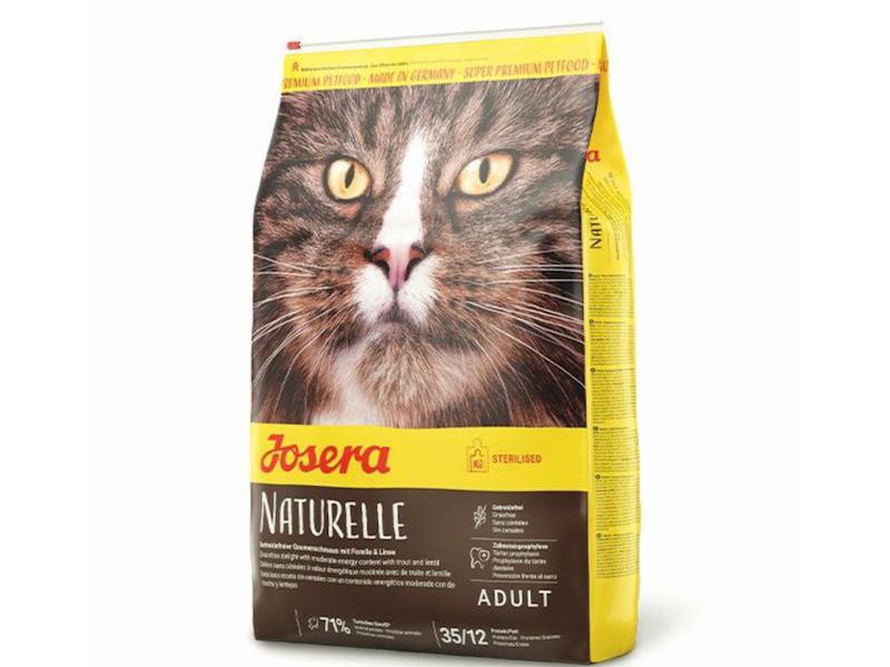 غذای خشک گربه جوسرا نیچرله مخصوص گربه های عقیم شده ،باپروتئین بالا ،فاقد غلات ،مناسب کنترل وزن و سلامت گوارش