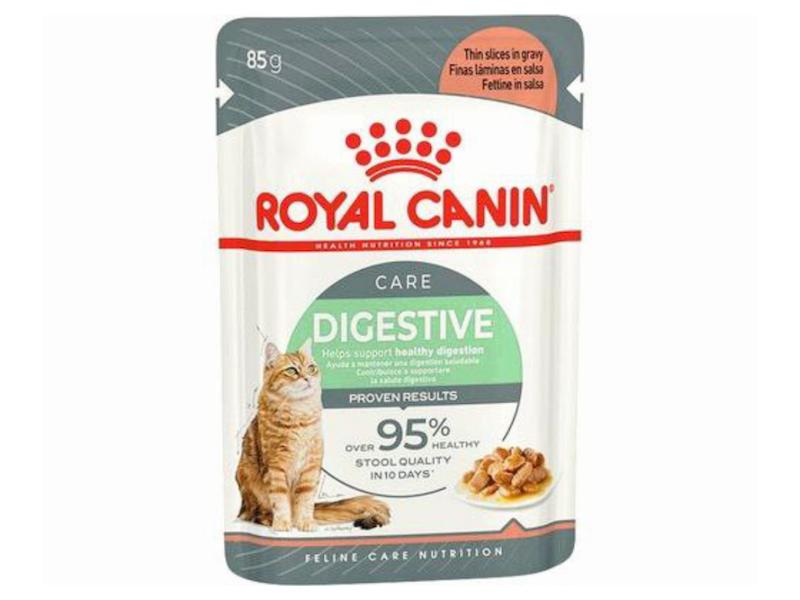 پوچ گربه رویال کنین مدل Digestive وزن 85 گرم ،مخصوص گربه با گوارش حساس ،غذای مرطوب با هضم آسان