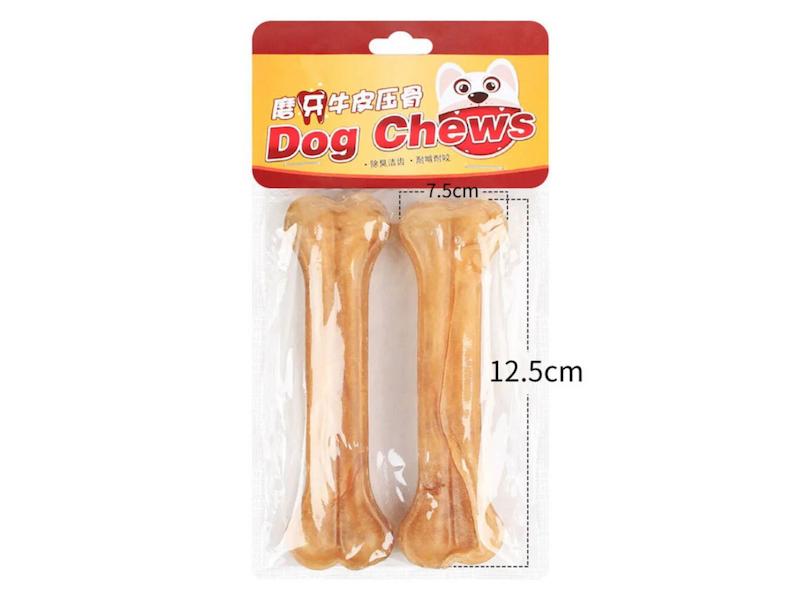 تشویقی دندانی سگ استخوان پاک‌کننده و تقویت‌کننده دندان بسته ۲ عددی ۱۲ سانتی