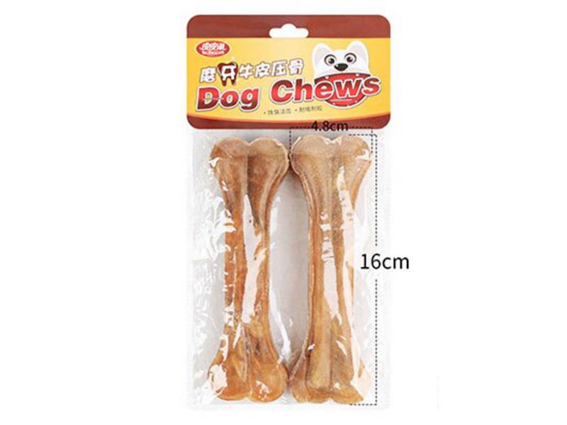 تشویقی دندانی سگ استخوان پاک‌کننده و تقویت‌کننده دندان بسته ۲ عددی ۱۶ سانتی