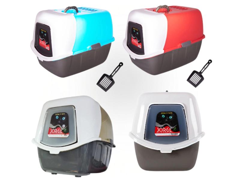 ظرف خاک مسقف گربه جورج همراه با بیلچه  George Covered Cat Litter Box with Scoop