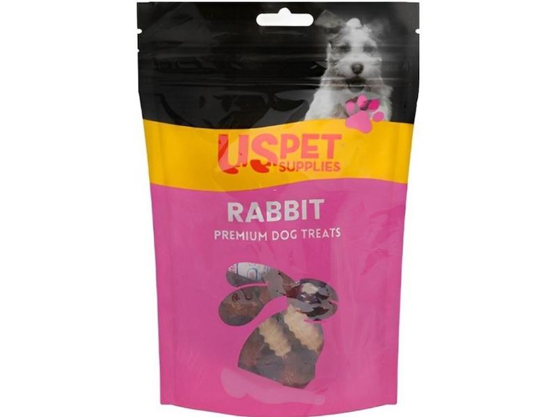 تشویقی دندانی سگ دمبلی – گوشت خرگوش و برنج 100 گرم | US Pet Dental Chew Treats – Rabbit & Rice