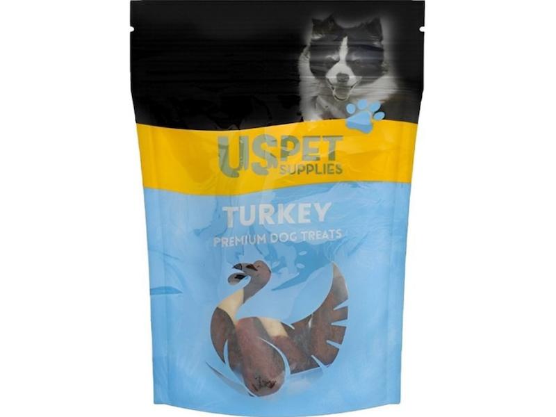 تشویقی دندانی سگ – ران بوقلمون 100 گرم | US Pet Dental Chew – Turkey Leg