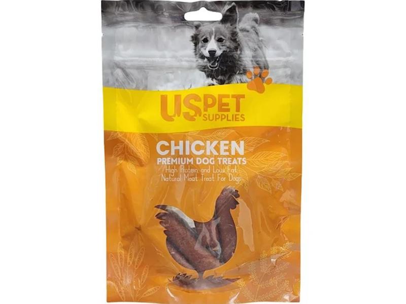 تشویقی سگ دور پیچ جویدنی – طعم گوشت مرغ | US Pet Sausage Dog Treat – Chicken Flavor