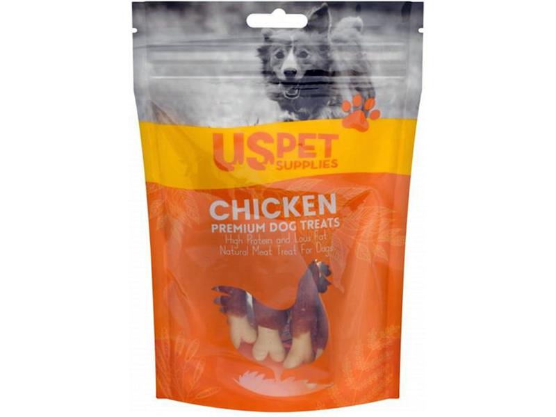 تشویقی دندانی سگ – ران مرغ 100 گرم | US Pet Dog Treat – Chicken Leg