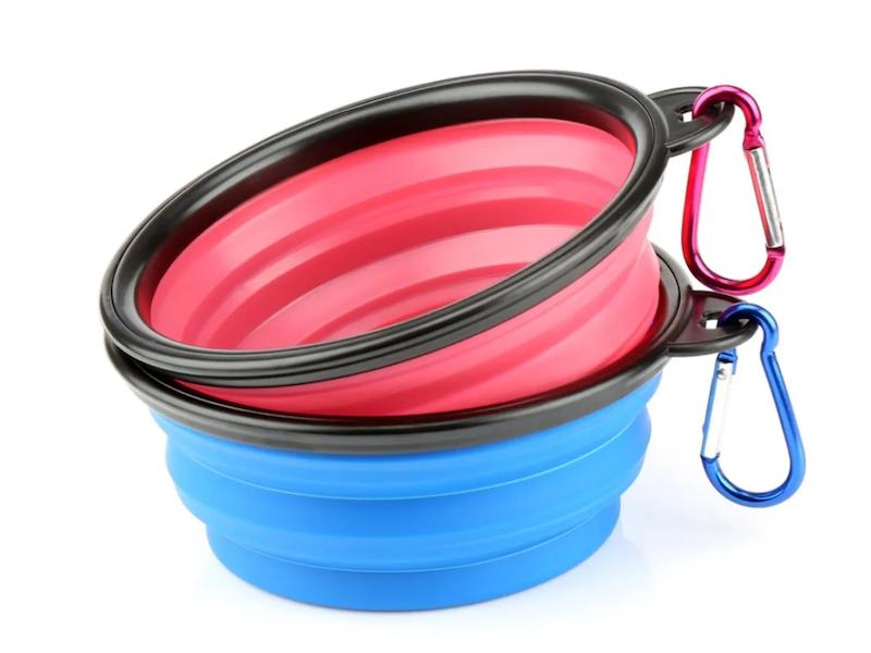 ظرف سیلیکونی تاشو سگ و گربه – Foldable Silicone Pet Bowl