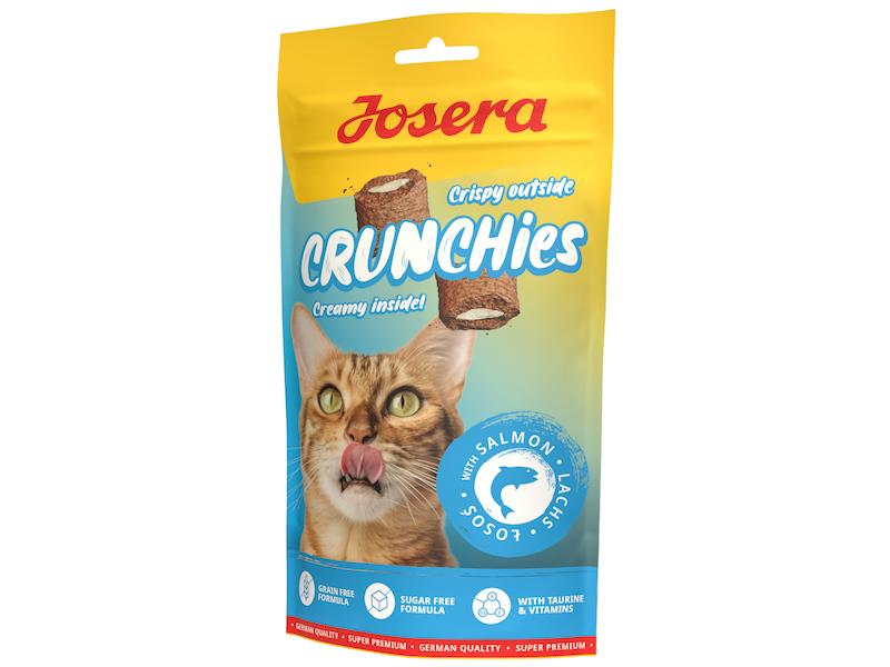 اسنک کرانچی گربه با طعم سالمون Josera Crunchies With Salmon وزن ۶۰ گرم