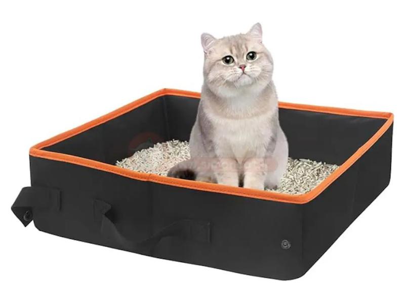 ظرف خاک مسافرتی گربه – Portable Cat Litter Box