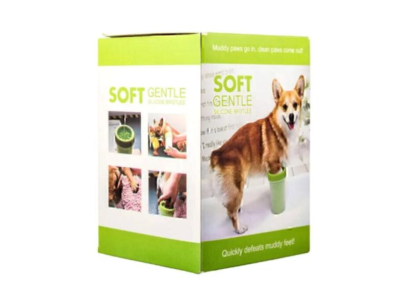 پاشور و پنجه شور سگ و گربه سافت جنتل سایز S – Soft Gentle Silicone Bristles Paw & Claw Cleaner Small