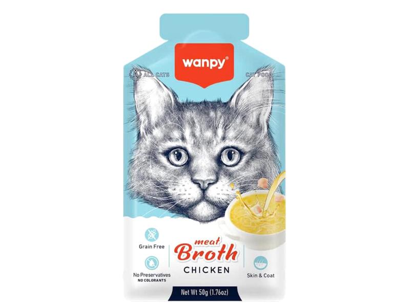سوپ گربه ونپی با طعم مرغ – Wanpy Cat Soup Chicken Flavor 50g