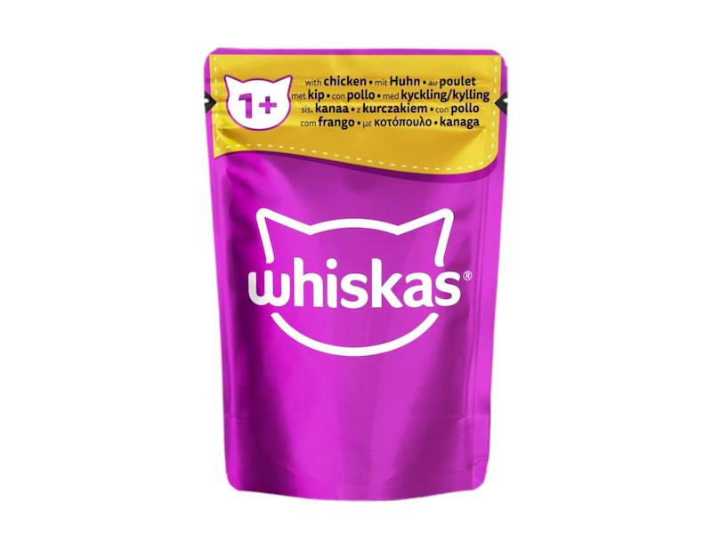 پوچ گربه ویسکاس با طعم مرغ – Whiskas Pouch Chicken Flavor 85g