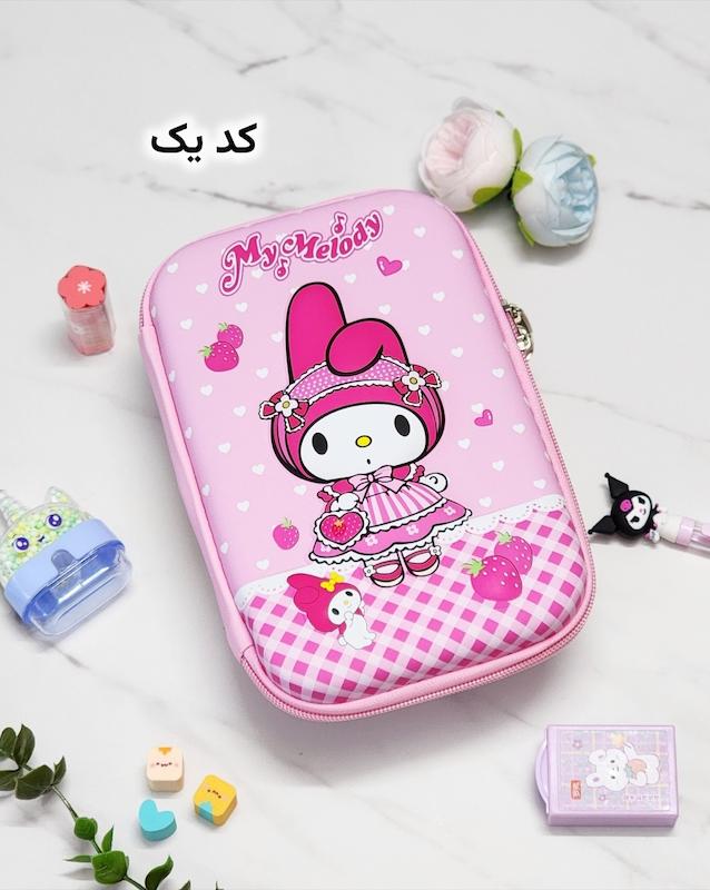 جامدادی تبلتی کرومی ملودی صورتی