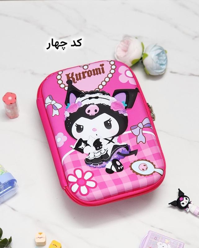 جامدادی تبلتی کرومی ملودی صورتی