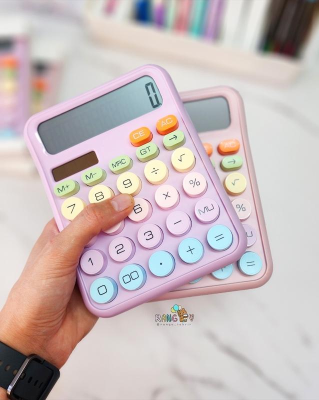 ماشین حساب پاستلی DEXIN