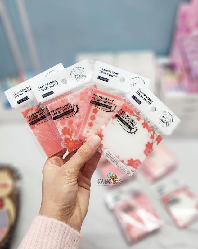 استیک نوت شفاف شکوفه