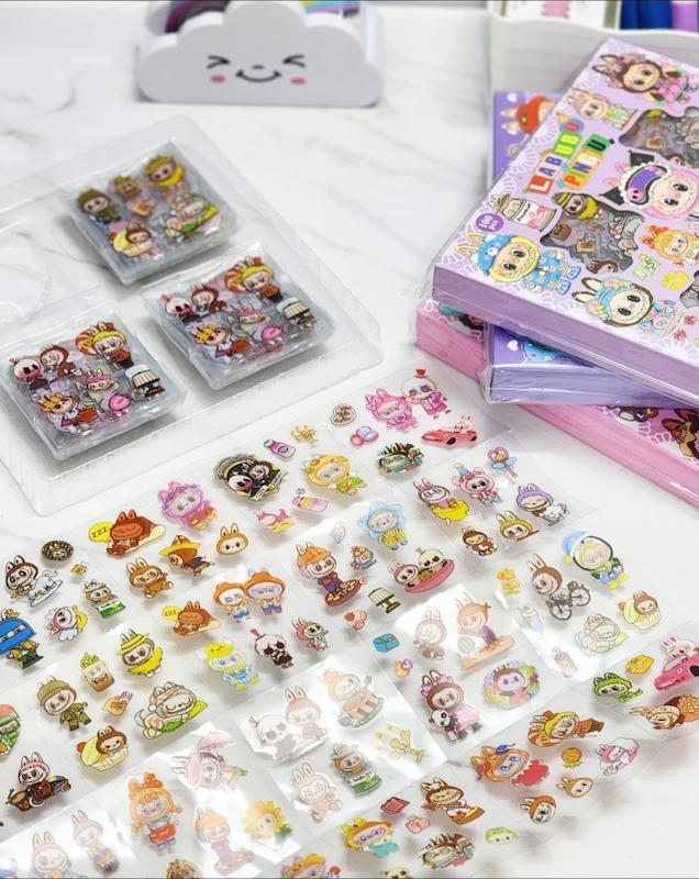 پک استیکر صد ورقی لبوبو