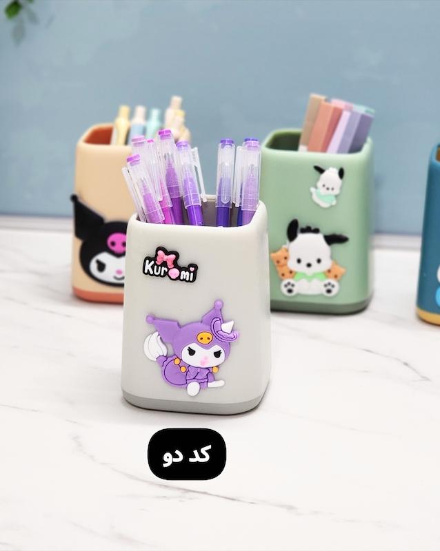جاقلمی جعبه دار رومیزی رنگی