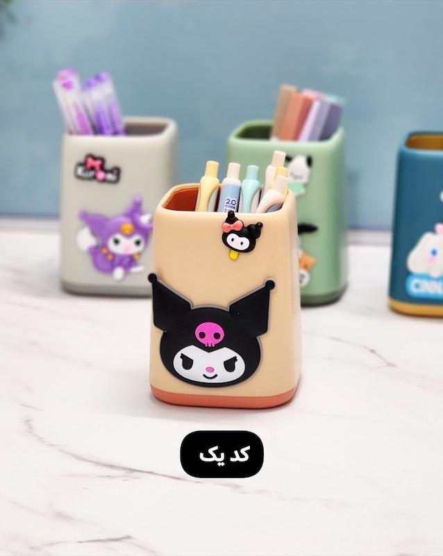 جاقلمی جعبه دار رومیزی رنگی