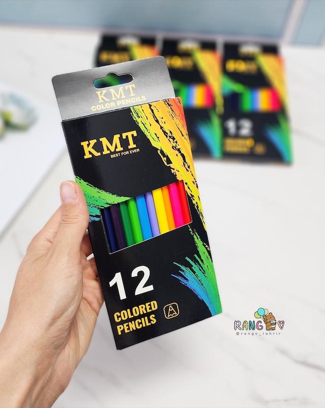 مدادرنگی ۱۲ رنگ kmt 