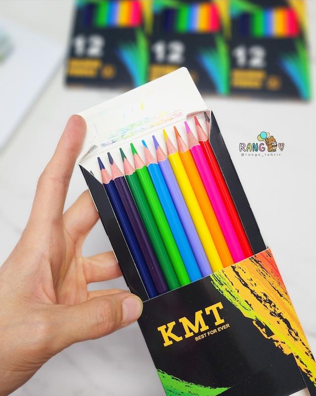 مدادرنگی ۱۲ رنگ kmt 