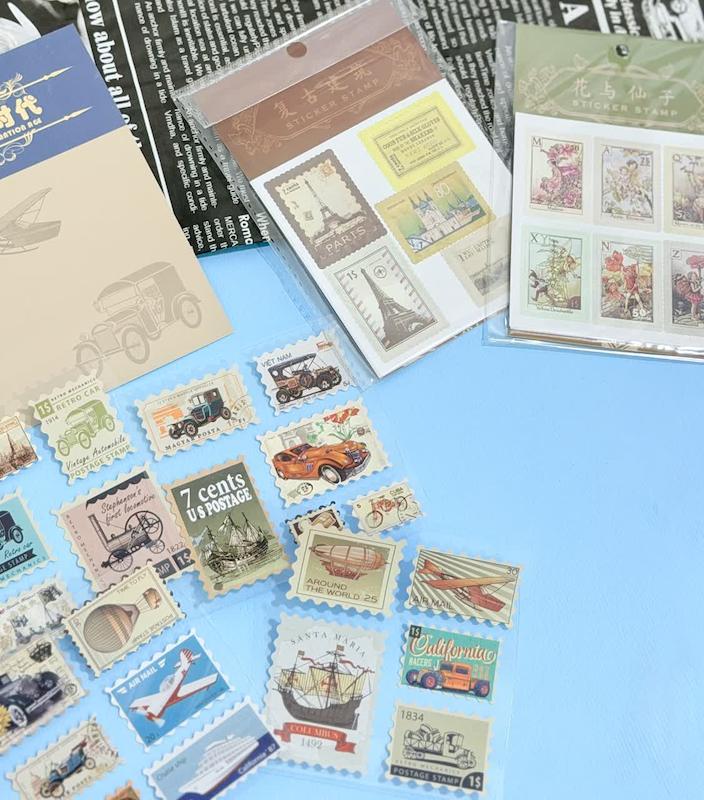 استیکر retro چهار ورقی