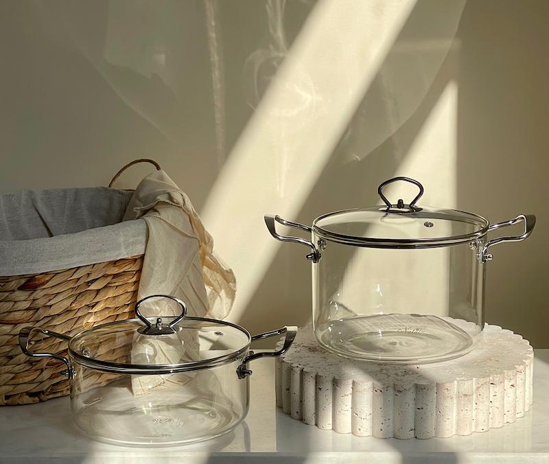 قابلمه پيركس دسته استيل