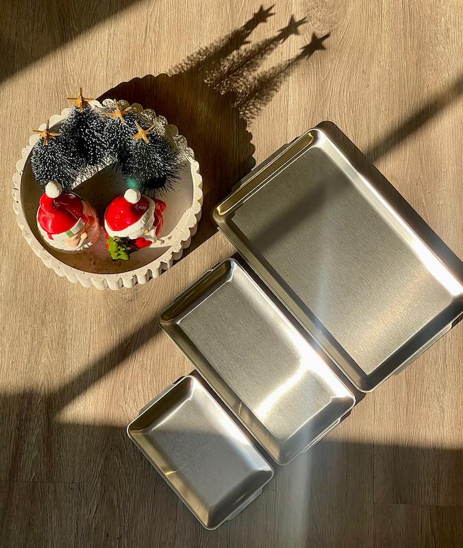 سینی مستطیل استیل