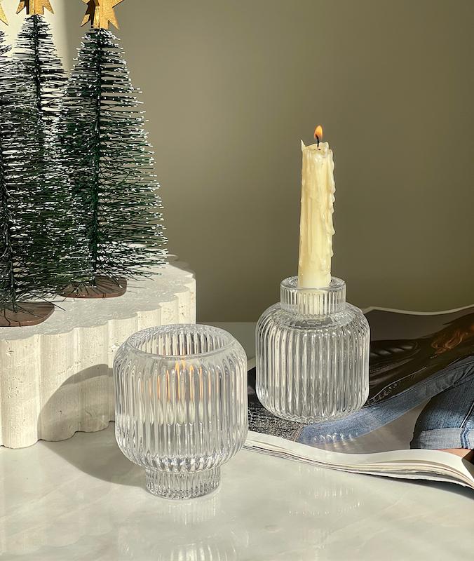 جاشمعی کریستالی دومنظوره شیاردار کد دو