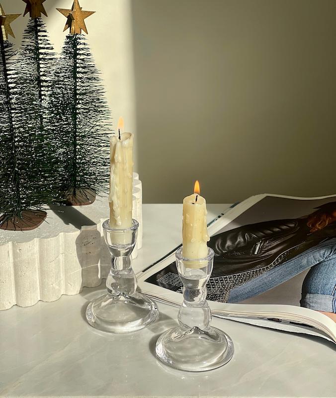 جاشمعی کریستالی قلمی کوتاه